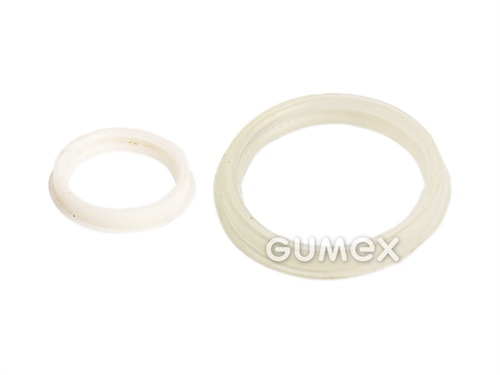 Dichtung für STORZ-AGRO Kupplungen Typ D, Silikon, -60°C/+180°C, weiß oder transparent, 
